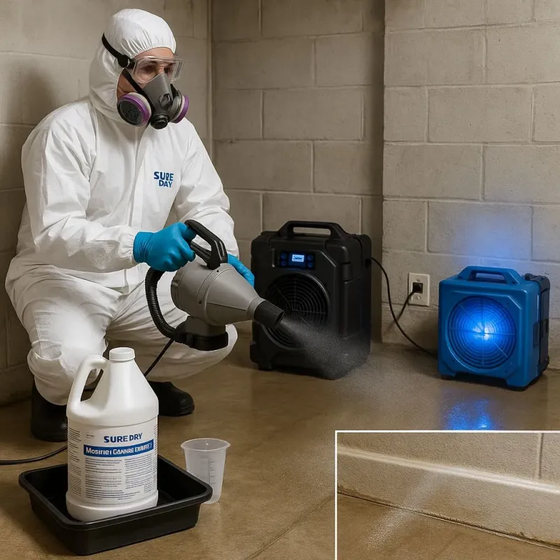 Sanitization and Odor Removal process in Kirby, TX