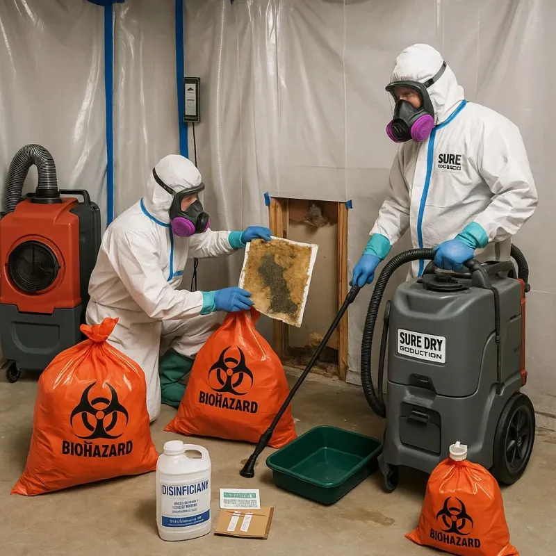 Contaminated Water Handling Protocols process in Kirby, TX